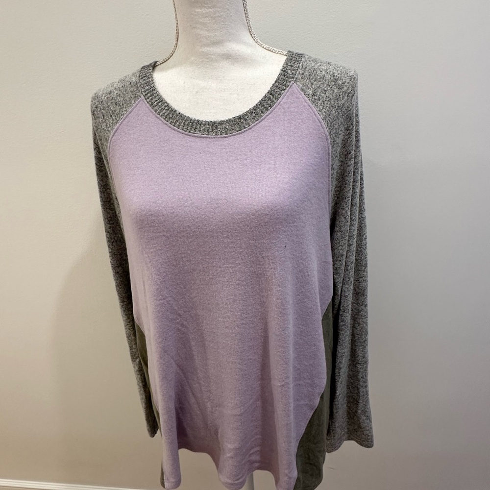 Anthropology Saturday Sunday Perla Color Block Pullover Sweater